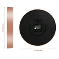 thumbnail image 2 of Wall clock Plastic Silent Suitable for decoration 12in Rose Gold, 2 of 4
