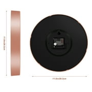 Wall clock Plastic Silent Suitable for decoration 12in Rose Gold
