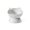 Gray, variant on Plastic Raised Cat Bowl, Tilted Raised Cat Bowl Anti Vomit for Indoor Cats Puppies, Dishwasher Safe White