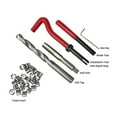 thumbnail image 4 of Mistaha Ensemble d'Outils de Réparation de Filetage 20 Pcs dans Emballage de Cartes pour M10 * 1.25 - Trousse Durable en Acier Inoxydable avec Poignée Ergonomique en Caoutchouc - Idéal pour l'Automobile - Installation et Rangement Faciles - Argent, 4 of 6