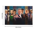 thumbnail image 4 of Doctor Who Tapestry, Anime Wall Poster Art, Wall Tapestry For Bedroom Living Room Dorm Room, Wall Hanging For Festival Party Events Background Photography Backdrop, 60x40 Inch, 4 of 9
