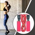 thumbnail image 5 of Skipping Rope Workoutfor Training Fitness Gym Adjustable Exercise Speed Skipping Rope for adult - red, 5 of 5