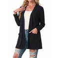 thumbnail image 3 of Cardigan Sweaters for Women Casual Open Front Long Sleeve Knit Coat with Pockets Trendy, 3 of 9