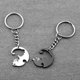 thumbnail image 3 of Parejas Llaveros Acero inoxidable Ying Yang Cat Tai Chi Pieza de rompecabezas Amistad BBF Mejor amigo Llavero Anillo WD.WDQZL Hogar, 3 of 4