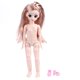 thumbnail image 2 of Muñeca hermosa de moda de 30 cm para niños y niñas, juguetes con articulaciones móviles, regalo de cumpleaños (muñeca de 30 cm con cabello lacio y cuerpo de oro rosa con zapatos), 2 of 12