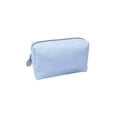 thumbnail image 1 of Bolsas de cosméticos for mujer, bolsa de cosméticos Seersucker, neceser de viaje, bolsa de maquillaje a rayas, organizador estético, bolsa de almacenamiento, 1 of 6