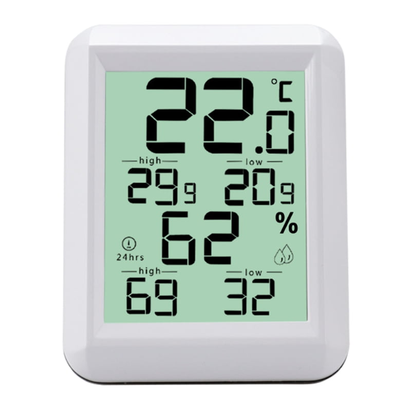 Digital Thermometer Hygrometer Humidity Temperature Indoor Outdoor Alarm SN IU 