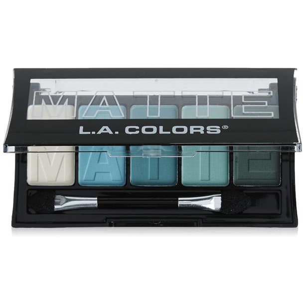 COLORS Paleta de sombras de ojos mate de 5 colores Teal Argyle CEM477