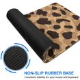 thumbnail image 6 of Long Mouse Pads for Desk,Beige and Black Leopard Pattern Desk Mats on Top Of Desks, Desk Mouse Pad Extra Large with 3mm Non-Slip Base and Stitched Edge for Gaming,Office,Work,Home 31.5"x15.7", 6 of 6