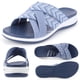 thumbnail image 1 of Sandalias Informales Sin Cordones para Mujer Con Cruzadas Antideslizantes Fiestas Y, 1 of 9