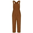 thumbnail image 5 of Taqqpue Corduroy Overalls for Women Adjustable Straps Baggy Bib Corduroy Jumpsuit Solid Color Casual Corduroy with Pockets, 5 of 6