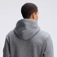 thumbnail image 5 of Fanatics Athletic Heather Gray Kansas City Chiefs IconicFleece Tipped Hoodie, 5 of 7