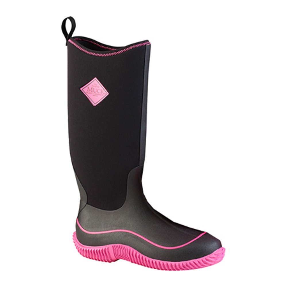Muck Boot Company Women's Muck Boots Hale Boot Black/Pink 11 M