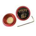 thumbnail image 2 of Langgg Porte-Craie de Queue de Billard Mini Outil Pratique en Métal Or Rouge 3.5x2.4cm, 2 of 6