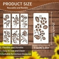 Garden Fence Large Flower StencilsDIY Decoration,Flower Stencil for