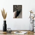 thumbnail image 2 of Elephant Stock American Icon Elk Wall Art - Vertical Canvas Wall Art - Living Room Wall Decor - Animal Canvas - Gray And Brown Decor By Kevin Daniel - 8" x 12", 2 of 4