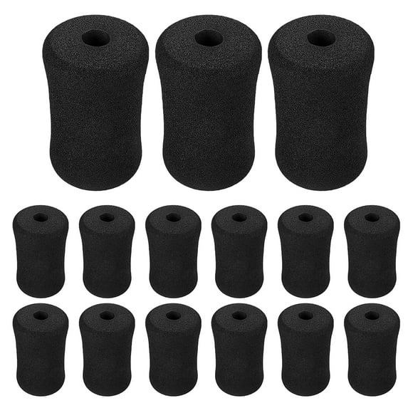 15 Uds máquina de extensión de piernas cubre almohadillas de esponja para pies almohadillas de esponja de repuesto para ejercicio gimnasio