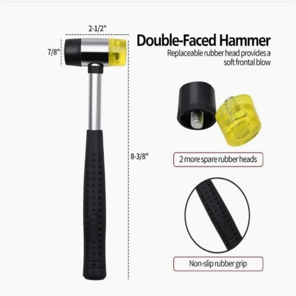 Professional Roll Pin Punch Tools Set With Hammer Woodworking Removing Repair Tools With Storage Pouch Pin