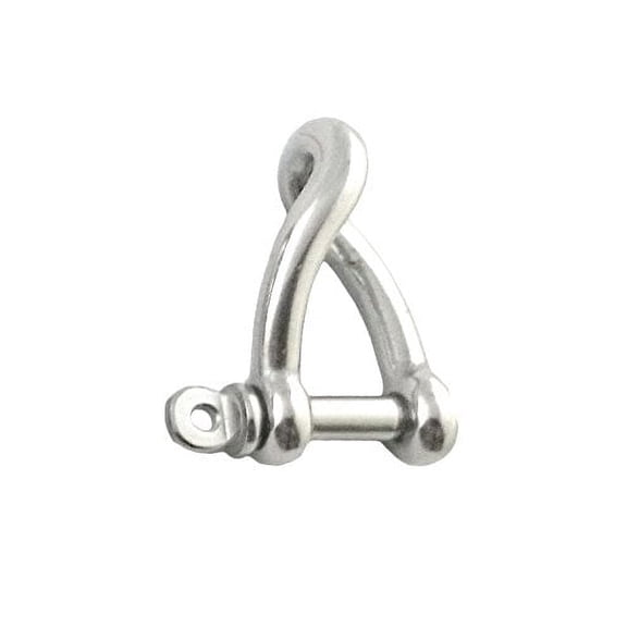 US STAINLESS Stainless Steel 316 Twist Shackle 3/16" (5mm) Marine Grade