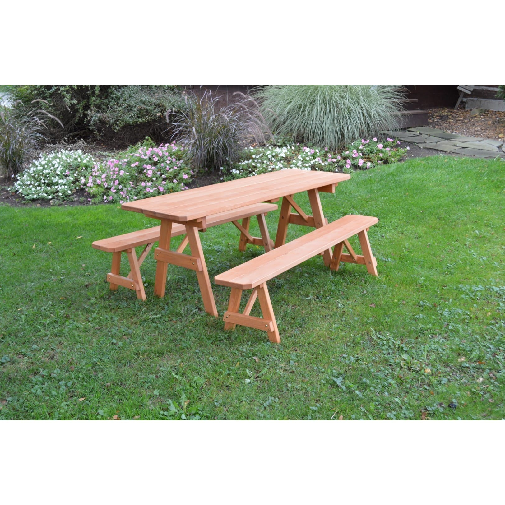 Kunkle Holdings LLC Pressure Treated Pine Picnic Table with Detached