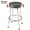 Black, variant on BIG RED Swivel Bar Stool: Padded Garage/Shop Seat with Chrome Plated Legs, Black, W6185-R