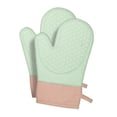 thumbnail image 4 of Guantes para horno resistentes al calor con forro acolchado y manoplas de cocina. extendido, 4 of 9