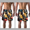 thumbnail image 3 of luoweisi Men's Beach Shorts Quick Dry Swim Trunks with Mesh Lining Kangaroo L, 3 of 5