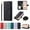 Black, variant on Luxury Flip Wallet Phone Case for Samsung Galaxy S24 Ultra S24 S24Plus S23 Ultra S23FE S23Plus S22 Ultrs S22Plus S21 Ultra S21Plus S21FE S20 Ultra S20Plus S10 Card Holder Leather Phone Cover Bag