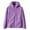 Purple, variant on IROINNID Women's Shearling Jacket Long Sleeve Solid Color Hoodie Outwear, Casual Ladies Demi Fleece   Lamb Fleece Thickened Warm Fleece Jacket
