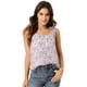 thumbnail image 1 of INSPIRE CHIC Blusa floral sin mangas de gasa con correa de decoración de pajarita sin mangas para mujer Lavanda L, 1 of 6