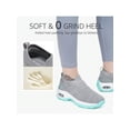 thumbnail image 3 of STQ Walking Shoes For Women With Arch Support Slip Resistant Work Shoes Comfort Slip On Sock Sneakers, 3 of 4