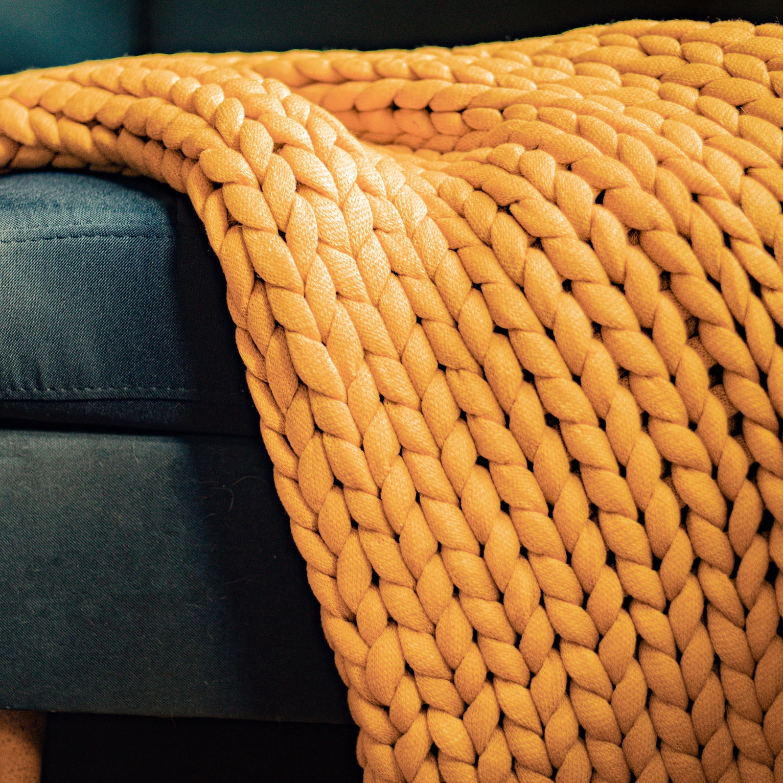 Donna sharp chunky knit throw sale