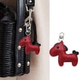 thumbnail image 2 of Lerpwige 2Pcs Handcmade Horse Shaped Key Holder Soft PU Stylish Practical Gift, 2 of 14