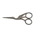 thumbnail image 6 of Small Scissors 4.5inch Vintage Stainless Steel Sewing Scissors Curved Embroidery Scissors Classic Crane Stork Shape Point for Handcraft Craft Art Work DIY Tool Items, 6 of 9