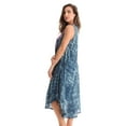 thumbnail image 2 of Riviera Sun Tie Dye Summer Dress - Beach Cover Up (Grey Pink, 2X), 2 of 3