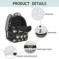 thumbnail image 3 of Cute Chick Pattern Waterproof Bookbag - Lightweight Durable Backpack for College Students with Padded Straps & Organizer, 3 of 5