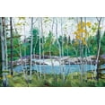 thumbnail image 2 of Forsythe, Graham 18x13 White Modern Wood Framed Museum Art Print Titled - Oxtounge Rapids, 2 of 4