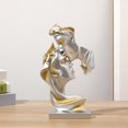 thumbnail image 4 of Escultura de beso de parejas, escultura de pareja de arte abstracto, muebles para el hogar, estatua de resina, esculturas de resina para el hogar moderno, objetos decorativos, 4 of 5