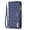 Blue, variant on Dteck for Galaxy S22 Plus 5G (2022) Case with Detachable Wrist Strap, Flip Stand Card Holder Zipper Wallet PU Leather Protective Case for Samsung Galaxy S22 / Galaxy S22 Plus 6.6", Purple