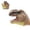 Brown, variant on Aodebiao Realistic Rubber Dinosaur Hand Puppet Glove, Interactive Simulation Beast Arm for Role-Play Storytelling, Soft Latex Finger Puppet for Holiday Party Favors