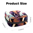 thumbnail image 2 of Elephant Pad Bag Storage Organizer Pouch for Menstrual Hygiene Products with Velvet Fabric, Sponge, and Oxford Cloth, 4.7x6.6x6.6 in, Period Pouch, Mini Pouch, 2 of 6