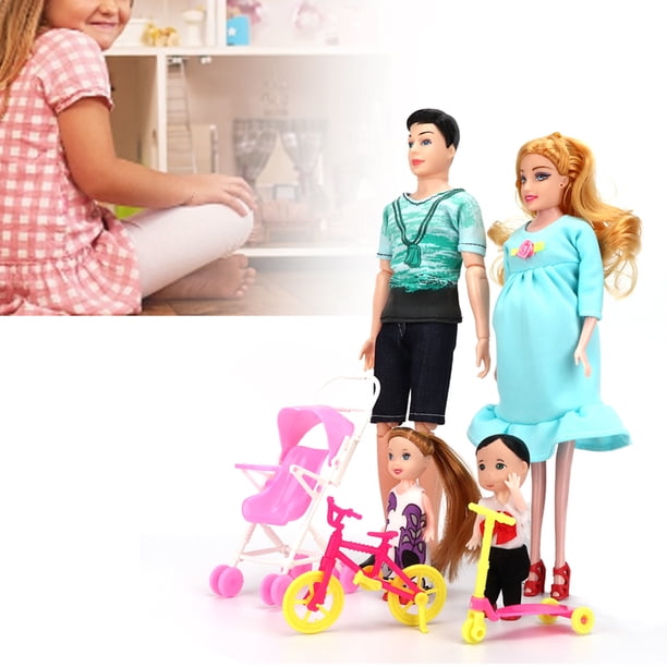 Set De Muñecas Familiares Para Papá Embarazada, Madre, Hijo, | Meses sin interés Set De Muñecas Familiares Para Papá Embarazada, Madre, Hijo, | Meses sin interés