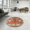 thumbnail image 4 of Ahgly Company Machine Washable Indoor Rectangle Traditional Fall Leaf Brown Green Area Rugs, 8' x 10', 4 of 7