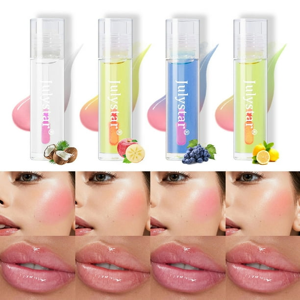 Ganfancp Colorete Líquido Cálido En Polvo Agua Natural Labios y Mejillas Propósito Decoloración Colorete En Polvo 4Ml Rebajas Flash Deals 1X Colorete Líquido Cálido