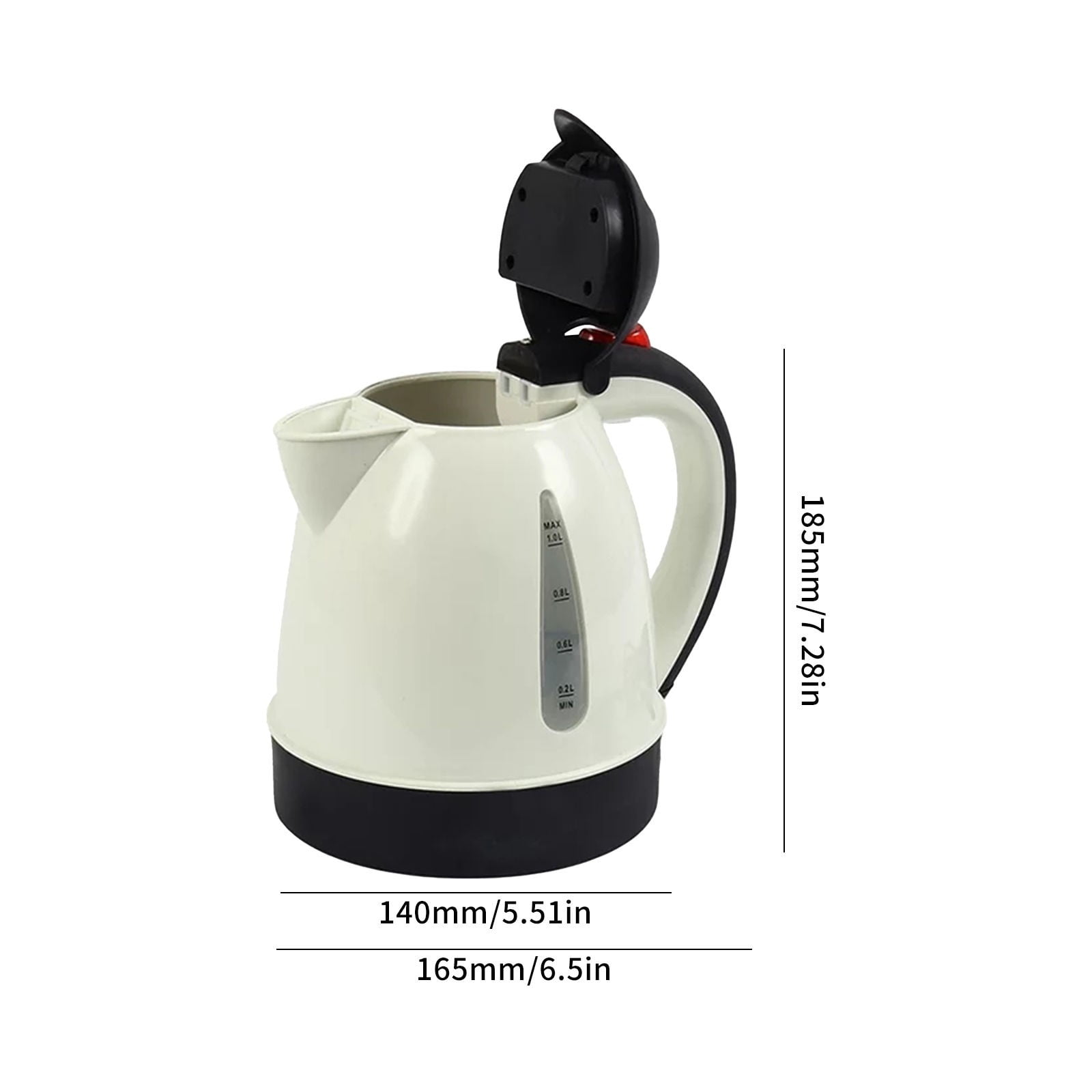 Huayishang Cooking Utensils Portable Car Electric Kettle Road Trip Travel 12V 1000Ml Travel Heating Water Bottle for Tea Coffee Making Auto Shut Off, Kitchen Essentials Clearance Sale