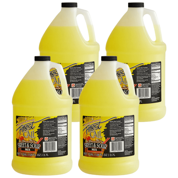 Finest Call 1 Gallon Ready-to-Use Sweet and Sour Mix | Tangy Citrus Concentrate
