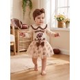 thumbnail image 6 of RUINIXCW Baby Girl Football Set Embroidered Long Sleeve Romper Tulle Skirt Headband, 6 of 8