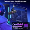 thumbnail image 3 of Micrófono ZealSound KD8S Dynamic USB XLR RGB Kit de micrófono, 3 of 7