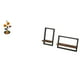 thumbnail image 1 of Soporte de papel higiénico,Porta toallas de papel de encimera,Portarrollos de cocina de pie para toallas de papel,Estantes de almacenamiento de pared,Estantes flotantes de madera Estantes de, 1 of 8