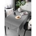 thumbnail image 6 of Gray Ombre Table Cloth, Modern Abstract Art Farmhouse Gradient Waterproof Tablecloth for Rectangle Tables, Reusable Washable Fabric Table Cover for Restaurant Kitchen Dining Tables 60"x120", 6 of 6